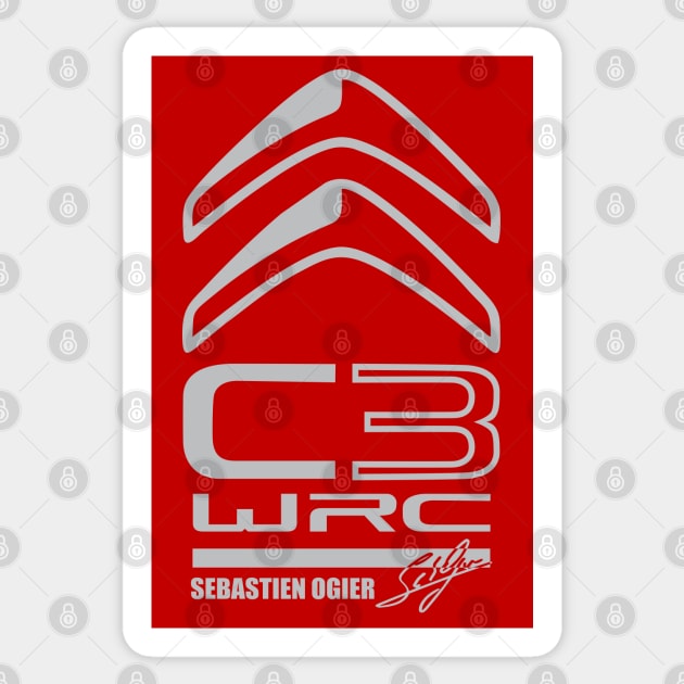 C3 WRC - Signed Sticker by HSDESIGNS